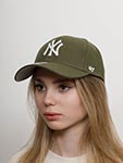 Бейсболка 47 BRAND арт. B-MVPSP17WBP-SW New York Yankees MLB (оливковый / белый)